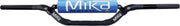 Black handlebar hybrid series with 7/8 inch mini high bend and blue crossbar pad