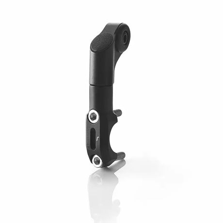 Black bicycle handlebar mirror mount kit for secure mounting and easy mirror setup