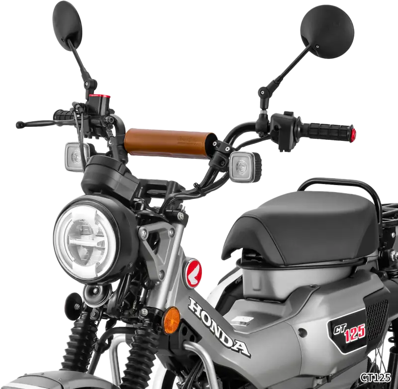 Handlebar Bar Pad Set 200mm Brown Pad W/220mm Brace - ZETA