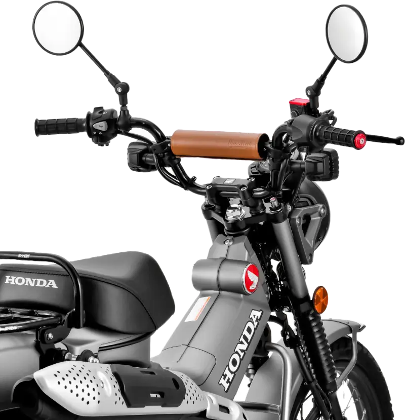 Handlebar Bar Pad Set 200mm Brown Pad W/220mm Brace - ZETA