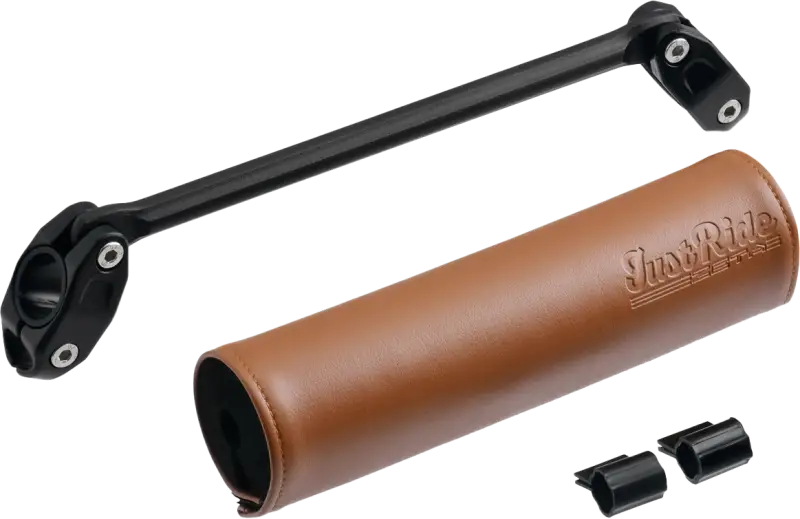 Handlebar Bar Pad Set 200mm Brown Pad W/220mm Brace - ZETA