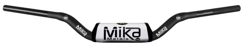 MIKA METALS Handlebar Raw Series 1 1/8" Cr Low Bend Wht for Powersports