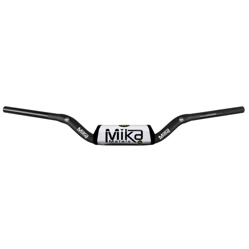 MIKA METALS Handlebar Raw Series 1 1/8" Mini Wide Bend Wht for Powersports