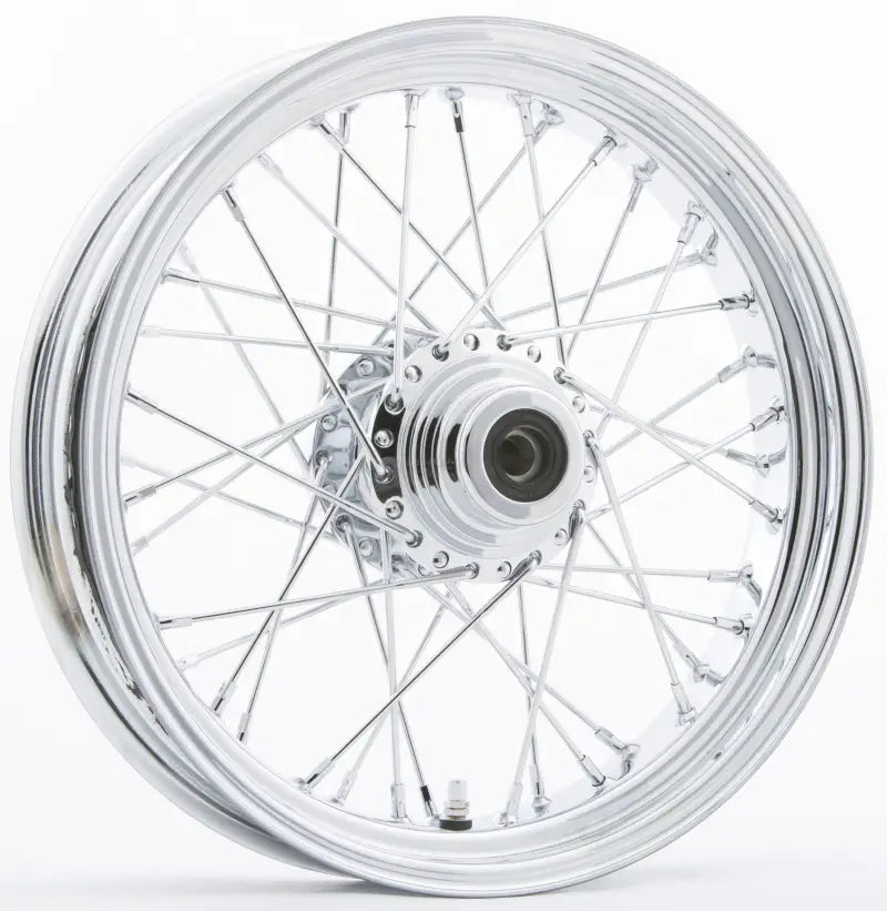Fr 40-Spk Sd Chrome 16X3.5 Wg-Hub 1" Axl 00 Ltr