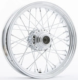 Fr 40-Spk Sd Chrome 16X3.5 Wg-Hub 1" Axl 00 Ltr