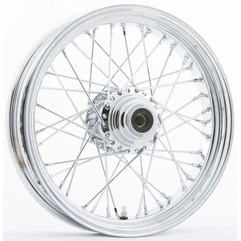 Fr 40-Spk Sd Chrome 16X3.5 Wg-Hub 1" Axl 00 Ltr