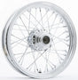 Fr 40-Spk Sd Chrome 16X3.5 Wg-Hub 1" Axl 00 Ltr
