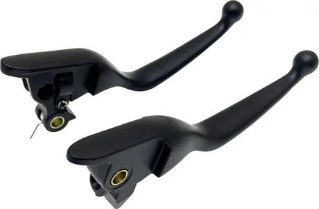 Smooth Lever Set Black Flt `21-Up Cbl Clutch