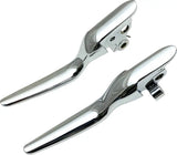 Lsr Lever Set Chrome Flt `21-Up Cbl Clutch