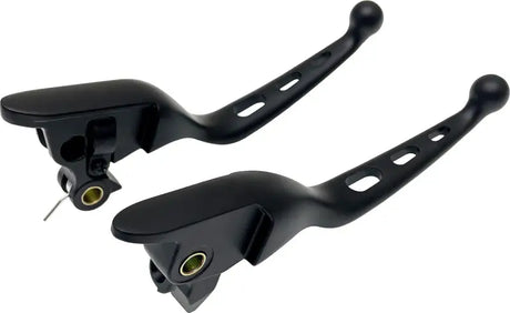 Tri-Hole Lever Set Black Flt `21-Up Cbl Clutch
