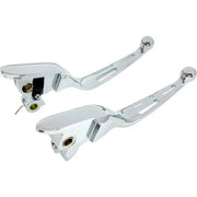 3 Slot Lever Set Chrome Flt `21-Up Cbl Clutch