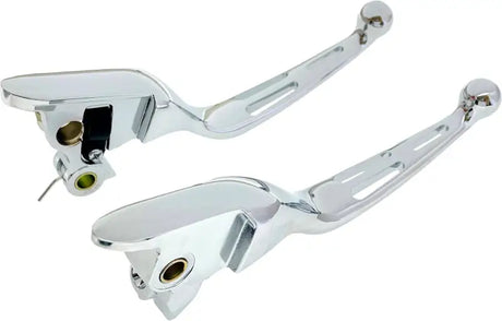 3 Slot Lever Set Chrome Flt `21-Up Cbl Clutch