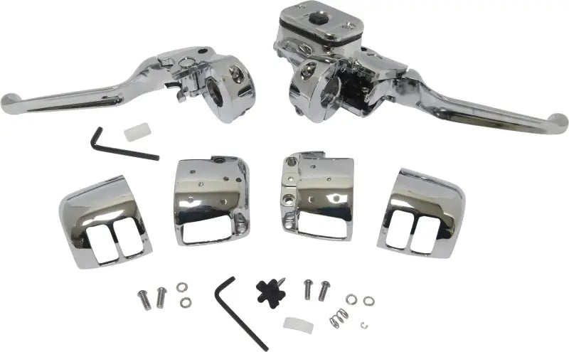 Comp H/Bar Cntrls 11/16 M/Cyl W/O Switches Chrome 96-06