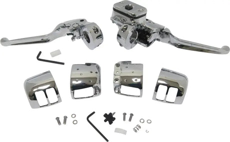 Comp H/Bar Cntrls 11/16 M/Cyl W/O Switches Chrome 96-06