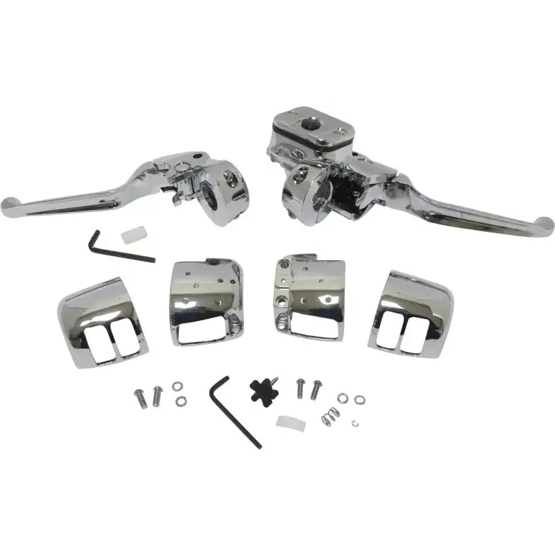 Comp H/Bar Cntrls 11/16 M/Cyl W/O Switches Chrome 96-06