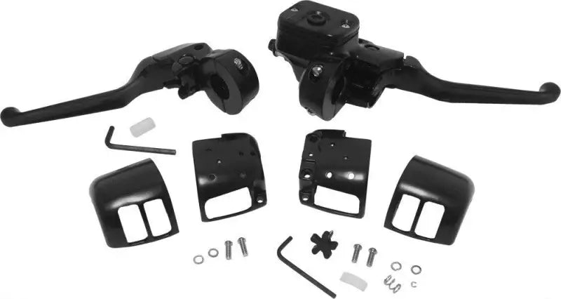 Black Handlebar Cntrls 11/16 W/O Switches Black 96-06
