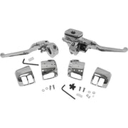 Comp H/Bar Cntrls 9/16 M/Cyl W/O Switches Chrome 96-06