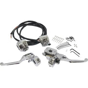 Comp H/Bar Cntrls 9/16 M/Cyl W/Switches Chrome 96-06