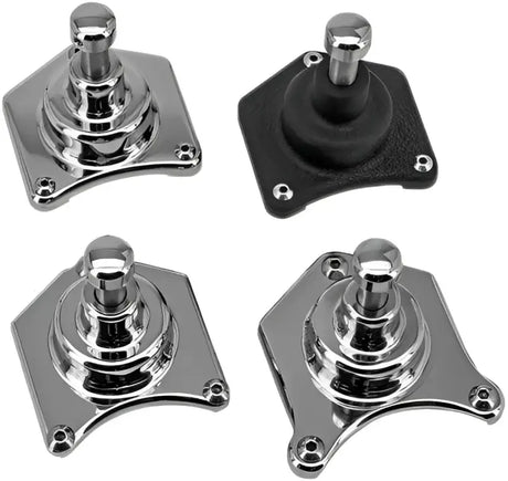 Billet Solenoid End Cover Blk `90-Up Big Twin Sportsters