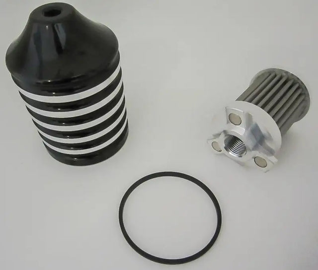 Billet Reusable Oil Filter Black Xl 85-20