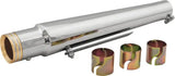Trumpet Style Muffler Gold Billet End Cap