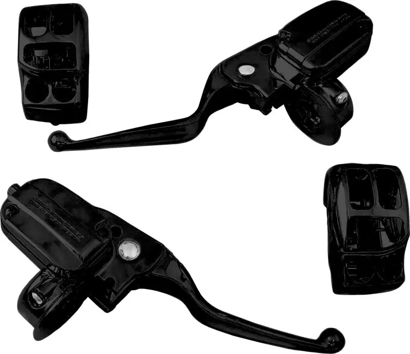 Handlebar Control Kit Blk Cable Clutch `08-16 Flh
