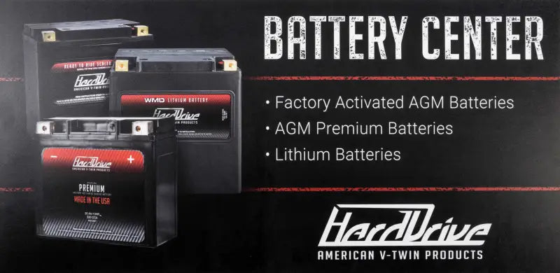 HARDDRIVE HD BATTERY SIGN