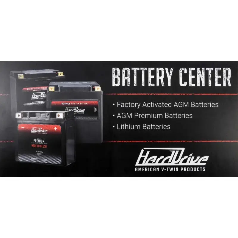 HARDDRIVE HD BATTERY SIGN