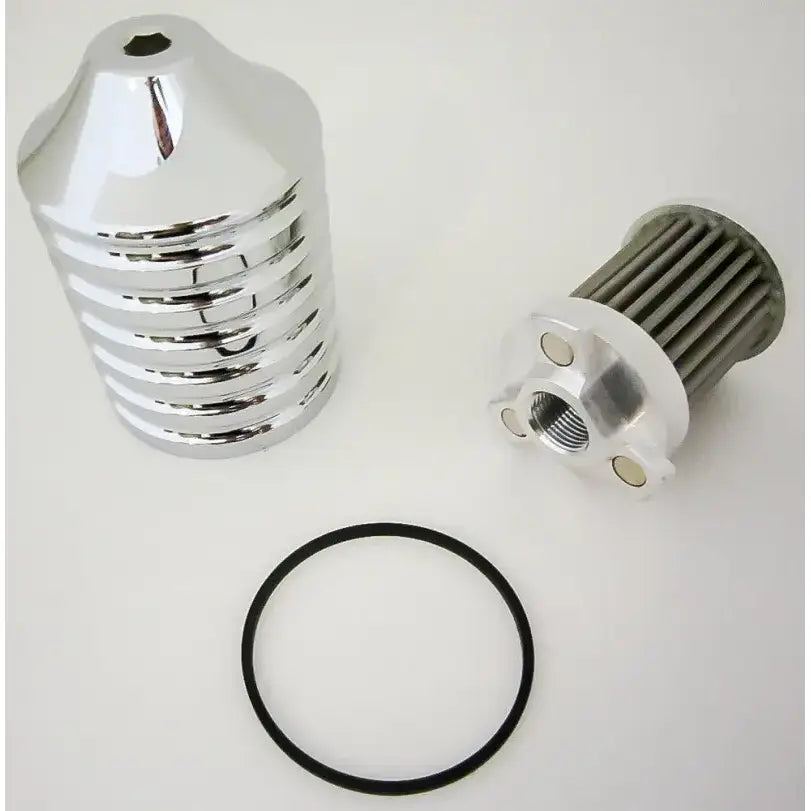 Billet Reusable Oil Filter Chrome Xl 85-20