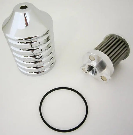 Billet Reusable Oil Filter Chrome Xl 85-20
