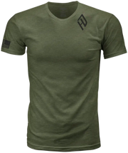 Harddrive Emblem Tee Olive Green/Black 3x