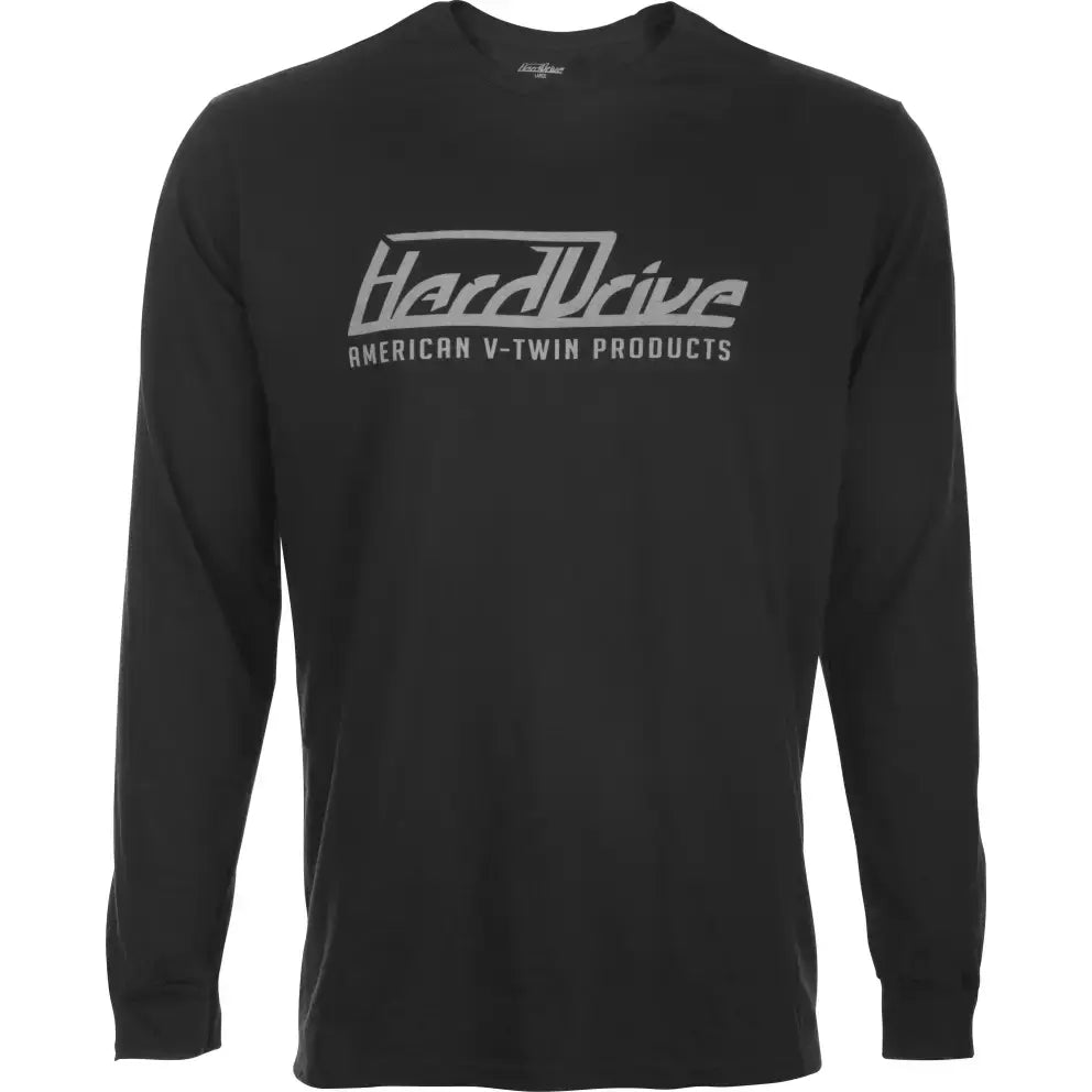 800-0206X HARDDRIVE Harddrive Long Sleeve Tee Black/Grey Xl
