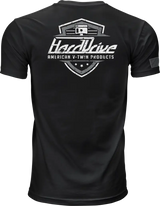 Harddrive Shield Tee Black/White Xl - HARDDRIVE