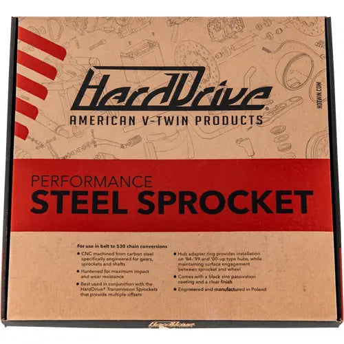 Harddrive Rear Steel Sprocket RFE-7080_WPS:48-Black - 48T Flat 84-22 RFE-7080_WPS:48-BLK