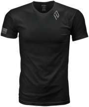 Harddrive Shield Tee Black/White Md - HARDDRIVE