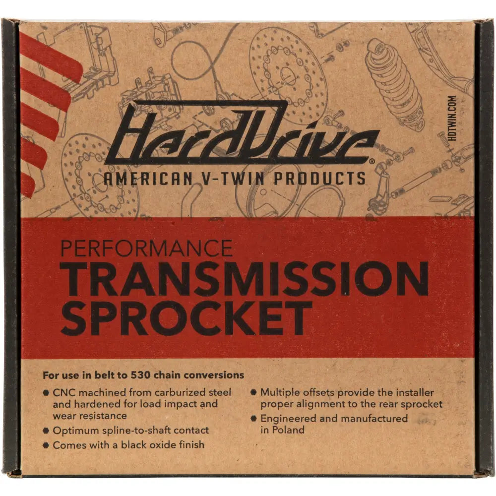 Harddrive SS Transmission Sprocket CST-2065_WPS:24.2 - 24T Std 94-06