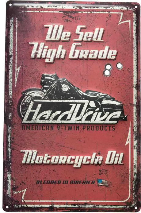 HARDDRIVE HARDRIVE OIL SIGN