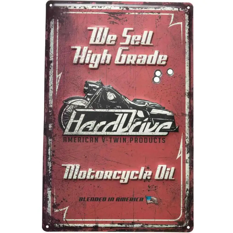 HARDDRIVE HARDRIVE OIL SIGN
