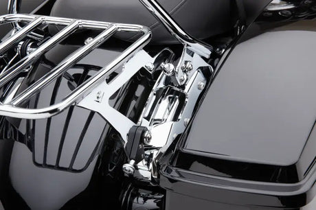 Backrest Mounting Kit Black Flh/Flt 14 22 - COBRA