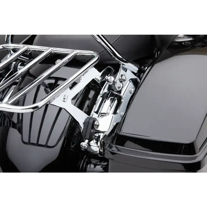 Backrest Mounting Kit Black Flh/Flt 14 22 - COBRA