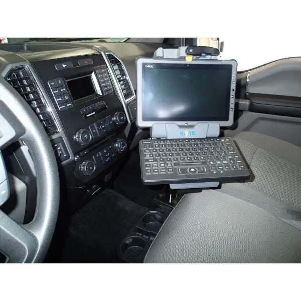 Havis Limited Lifetime Warranty Laptop Mount Support C-HDM-185 - Ford Exped F150 HD