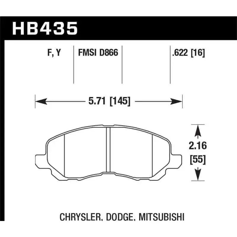 Hawk Performance HB435Y.622