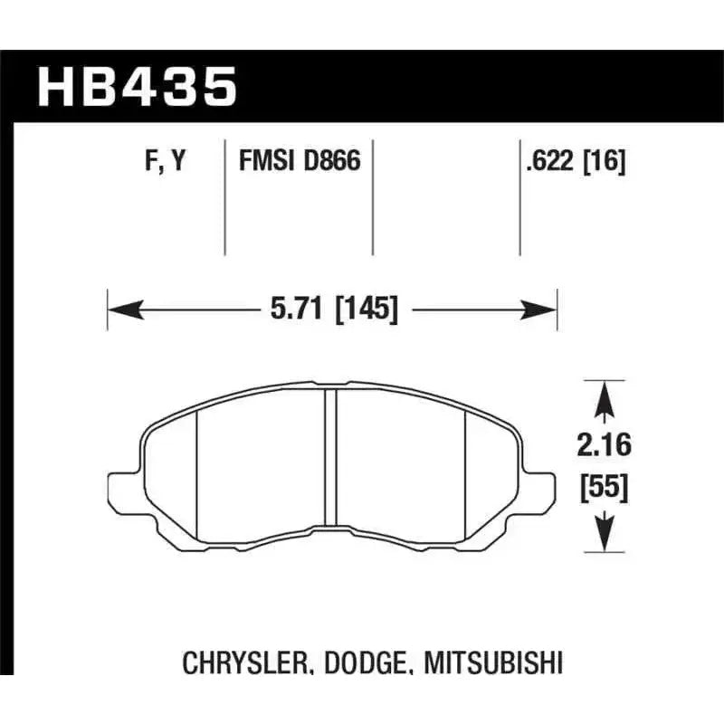Hawk Performance HB435Y.622