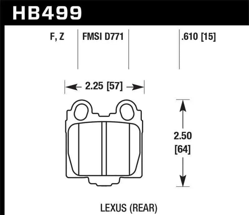 Hawk Performance HB499F.610