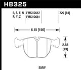 Hawk 01-03 BMW 530I 3.0L / 97-03 BMW 540I 4.4L / 96-01 740I 4.4L / 00-03 M5 5.0L / 01-06 M5 3.0L/4.4 