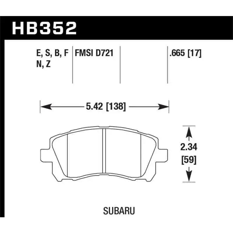 Hawk Performance HB352F.665