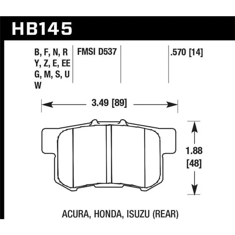 Hawk Performance HB145G.570