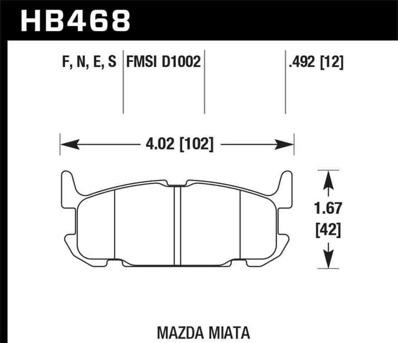 Hawk Performance HB468E.492