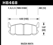 Hawk Performance HB468E.492