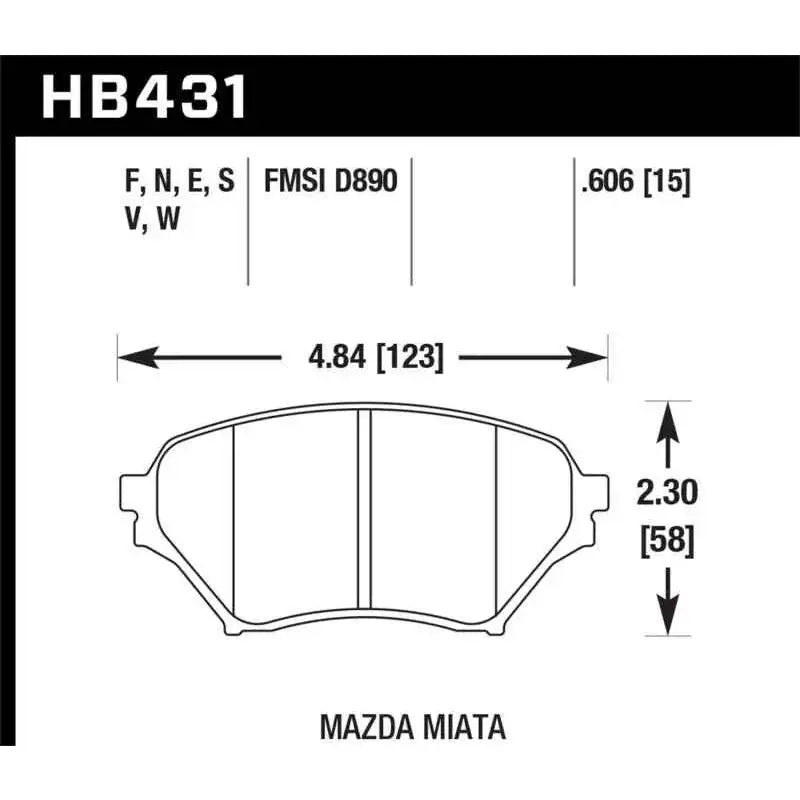 Hawk Performance HB431G.606